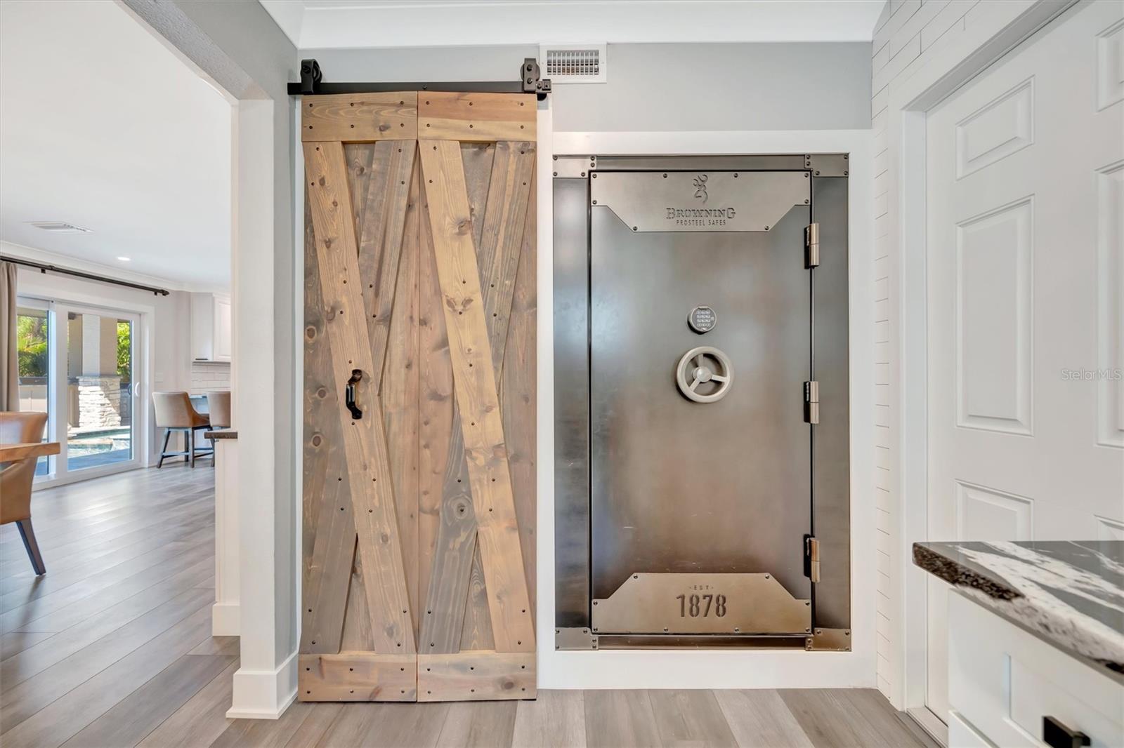 The Safe by the laundry room