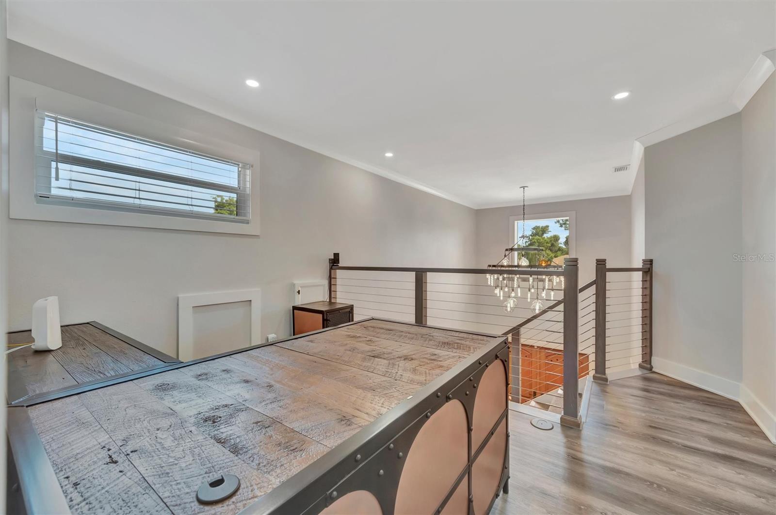 the LOFT Upstairs used as home office