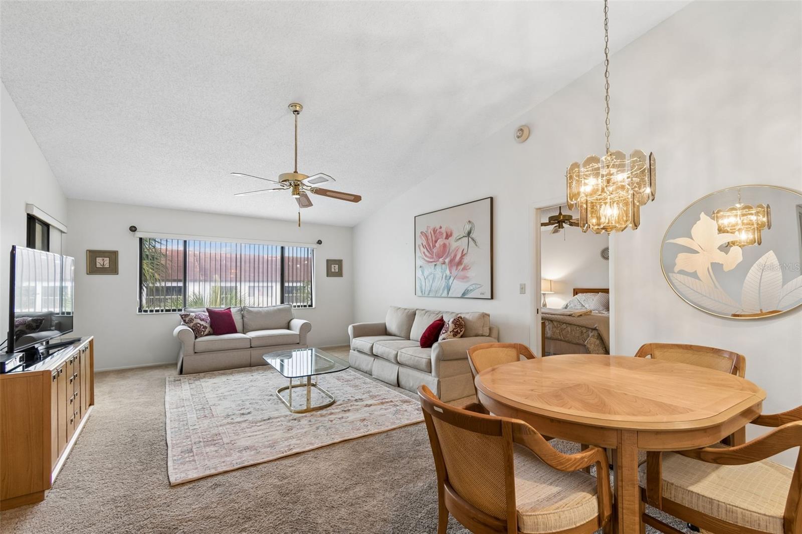 Dining and living room combo