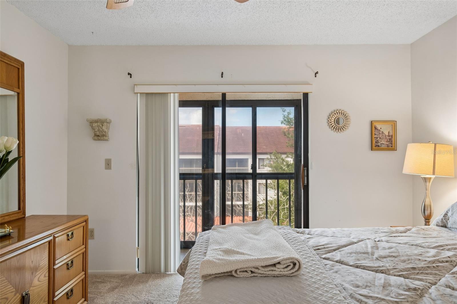 Primary Bedroom with Private Balcony