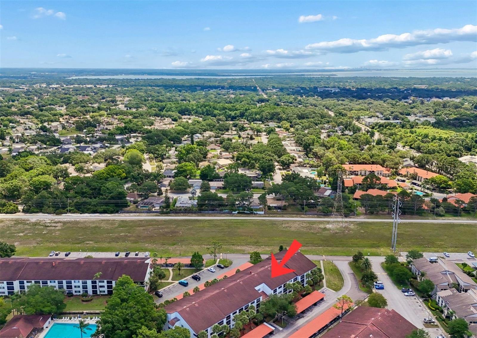 Aerial Building 7 near Pinellas Trail