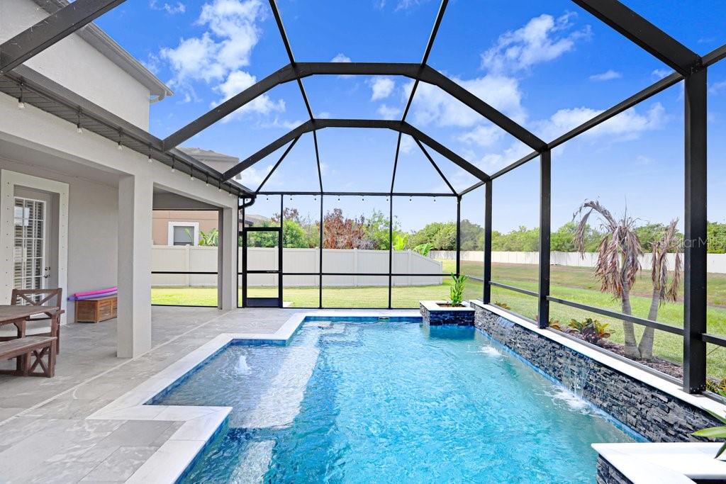 Pool on oversized lot