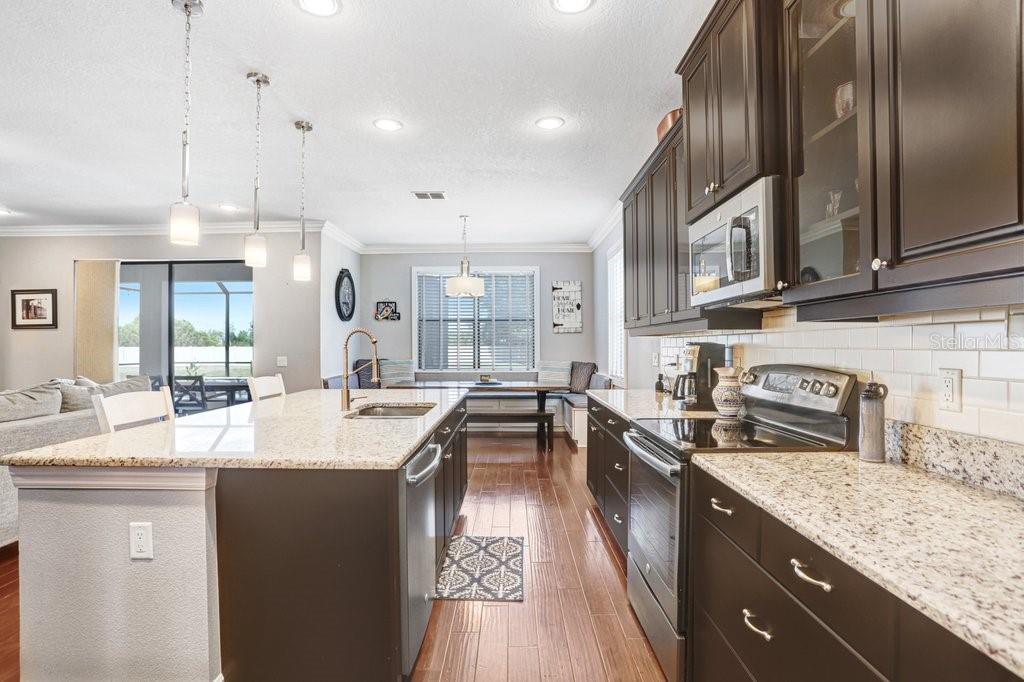 Kitchen with Large Prep Island