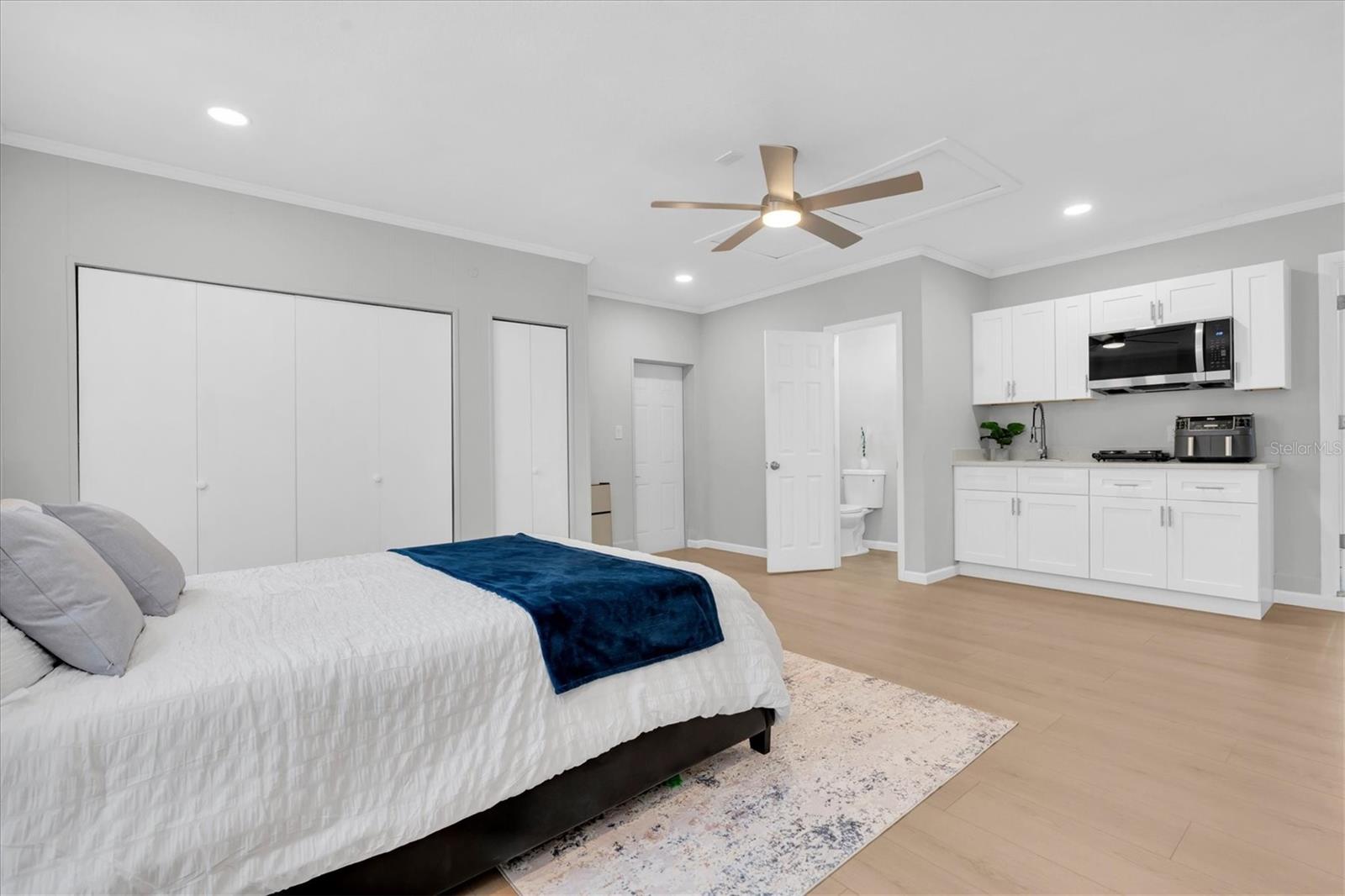 Separate, private entry