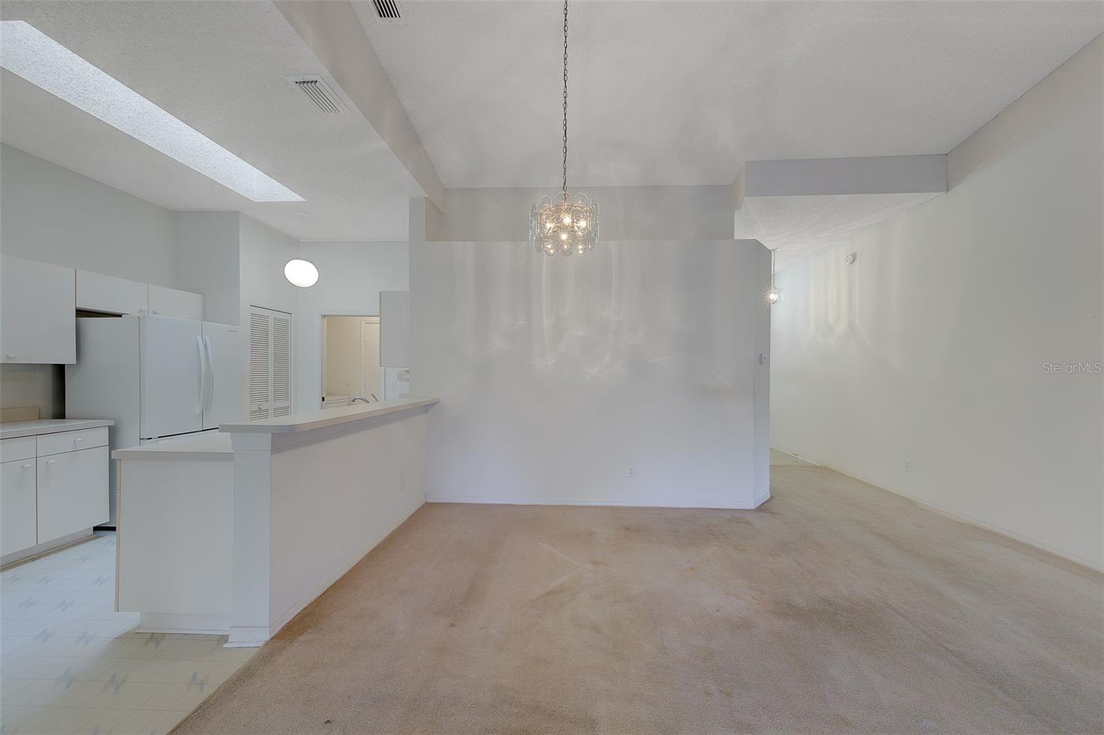 dedicated dining space