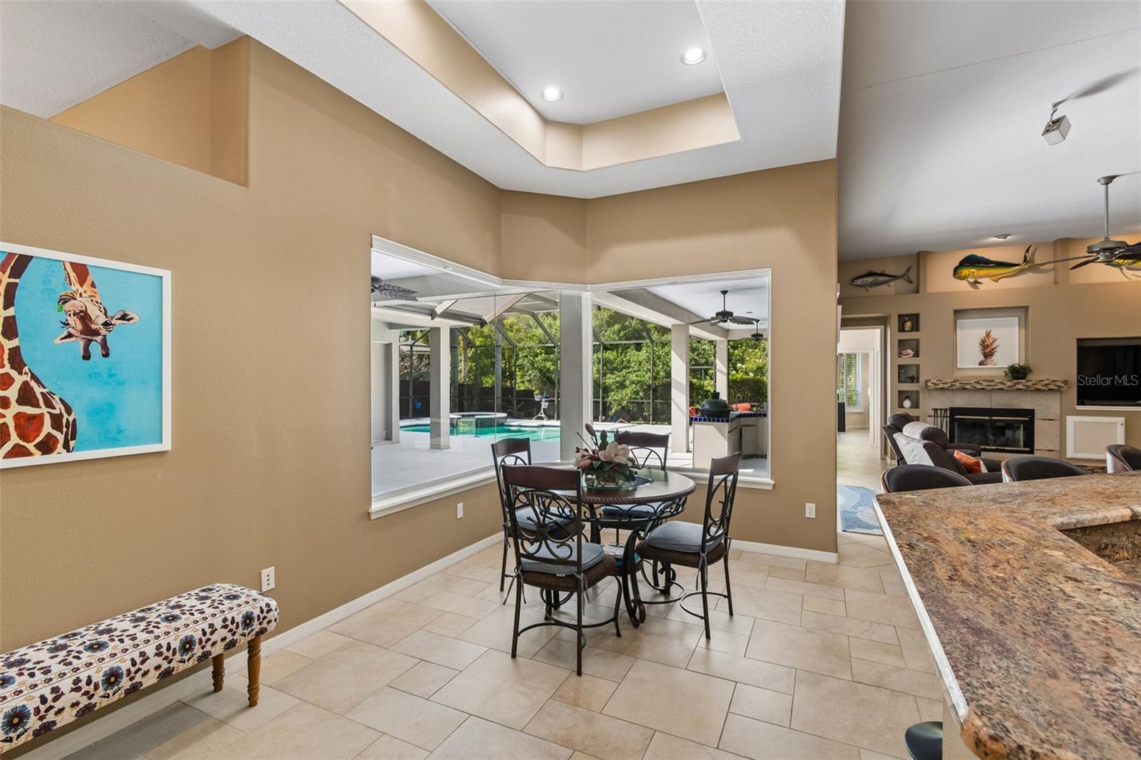 Breakfast area