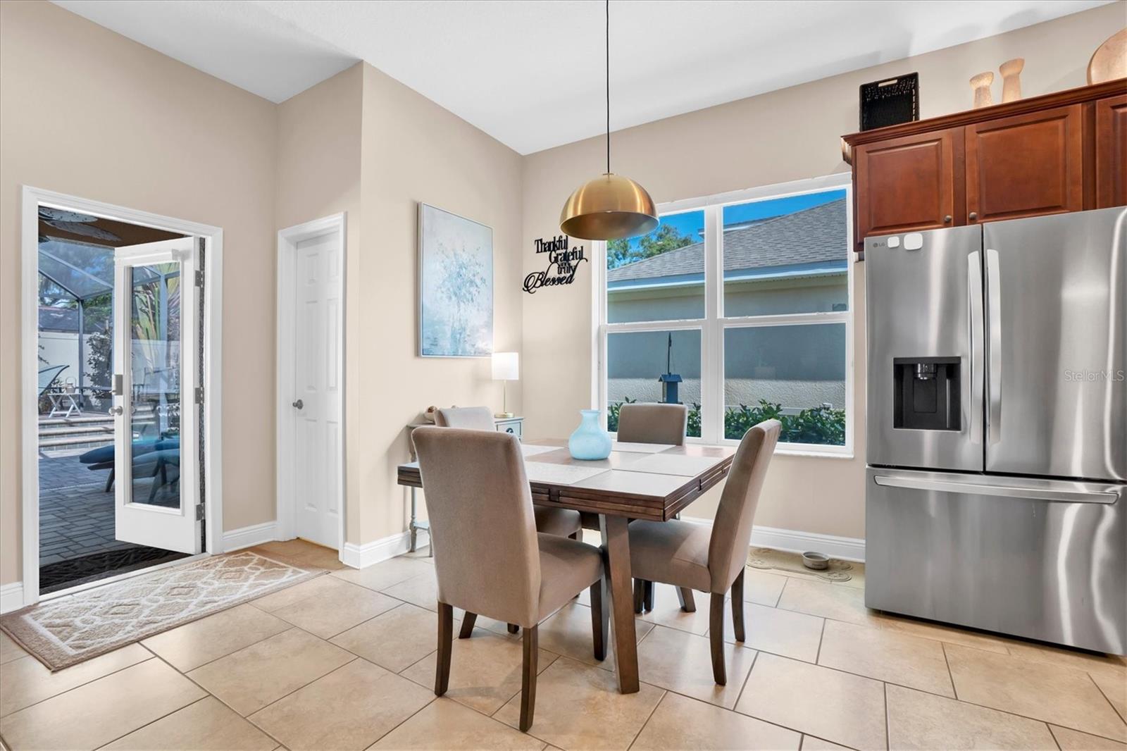 DINING SPACE IN KITCHEN