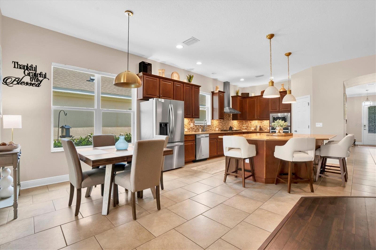 CHEF'S KITCHEN AND DINING SPACE