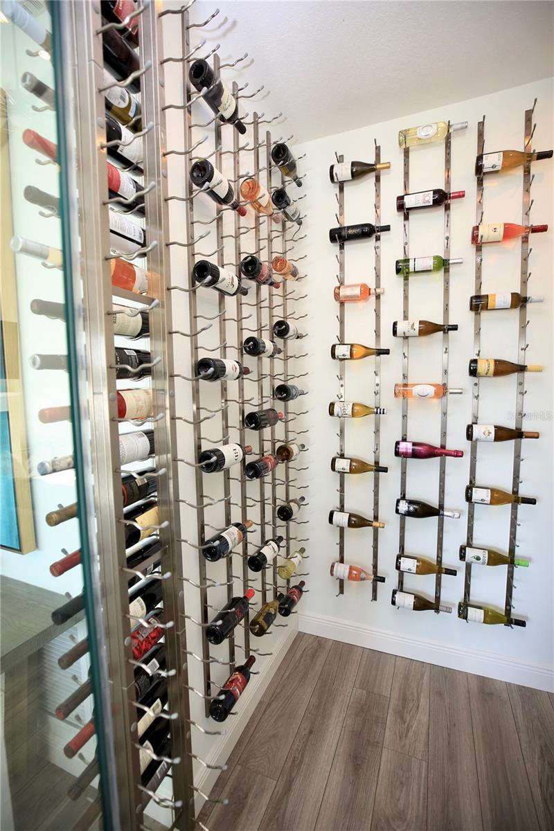 climate controlled wine room