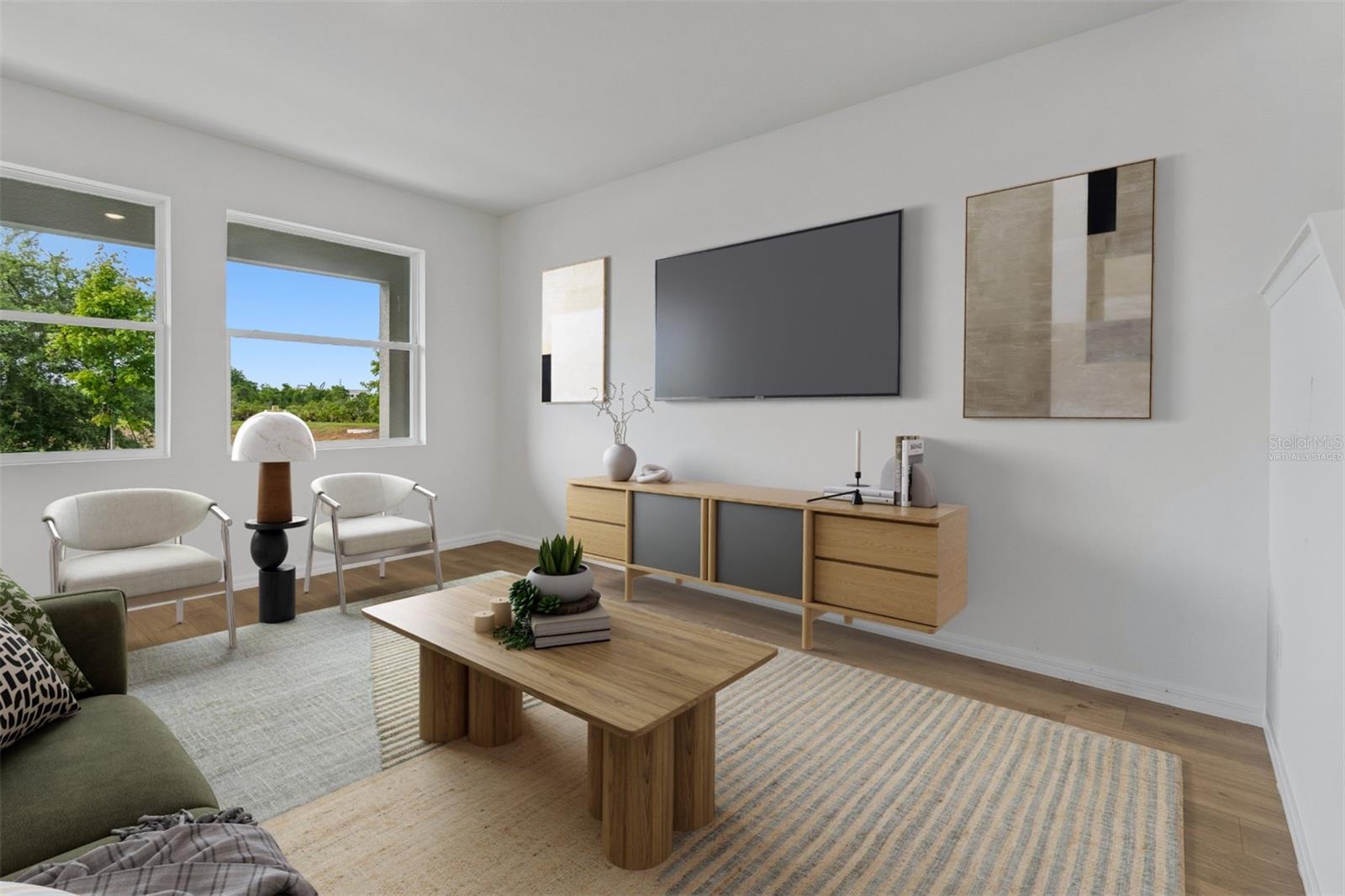 Family Room ** Virtually Staged