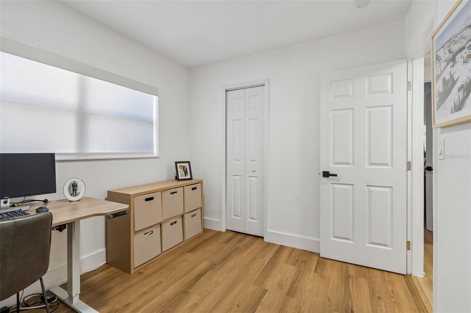 Bedroom 2 (Currently being used as an office.)