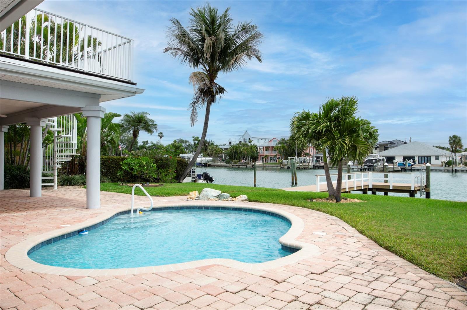 Cool off out back in your crisp pool & patio