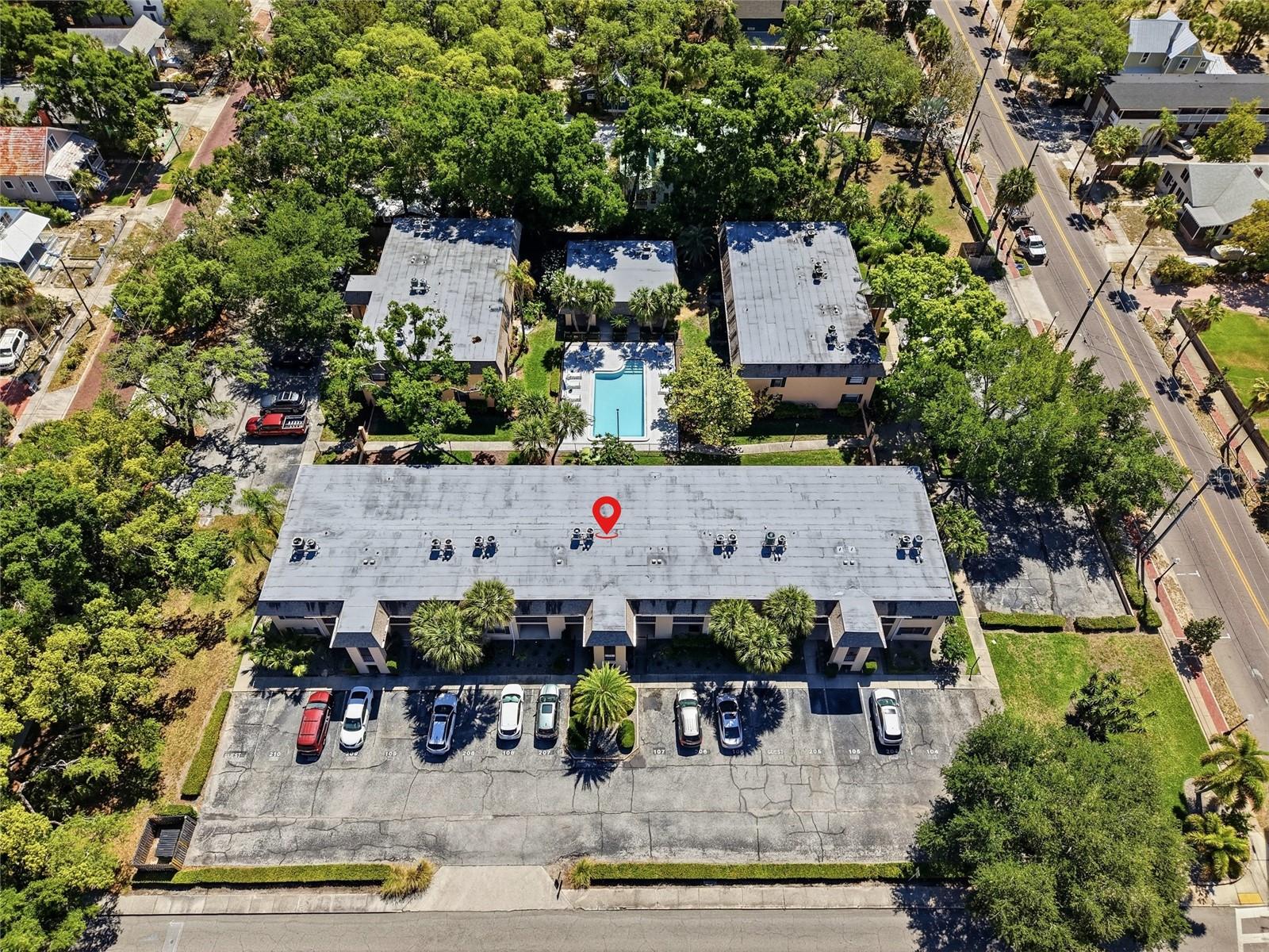 Aerial View of Community