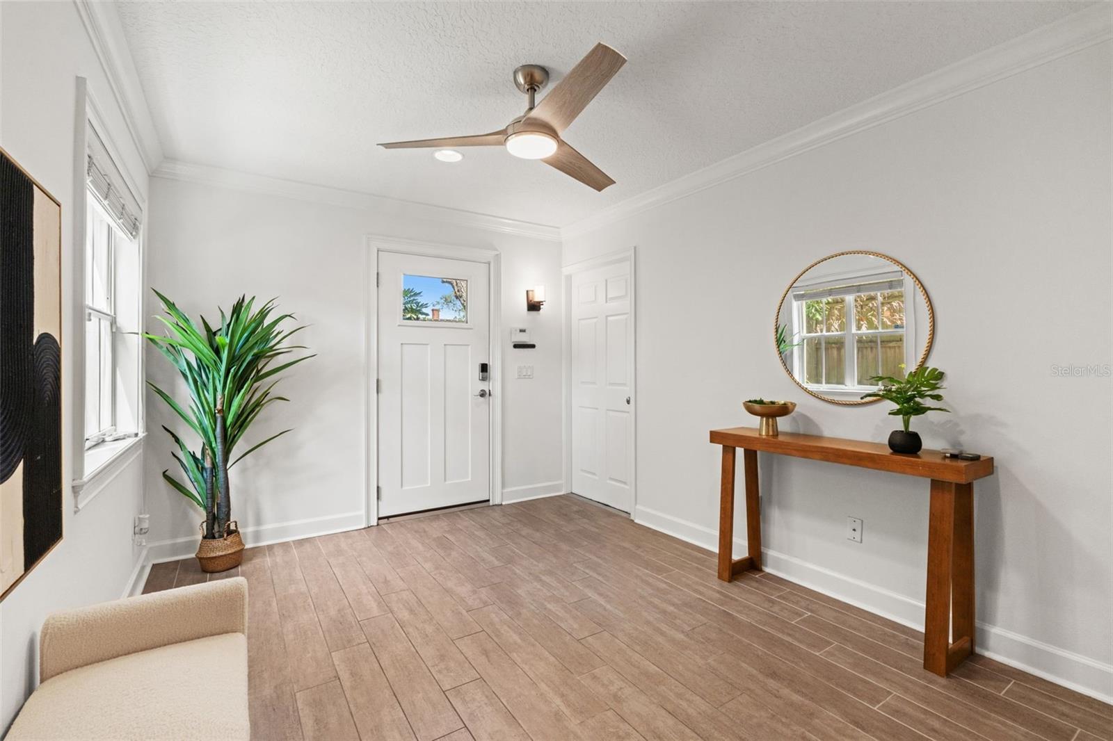 entry way & bonus space