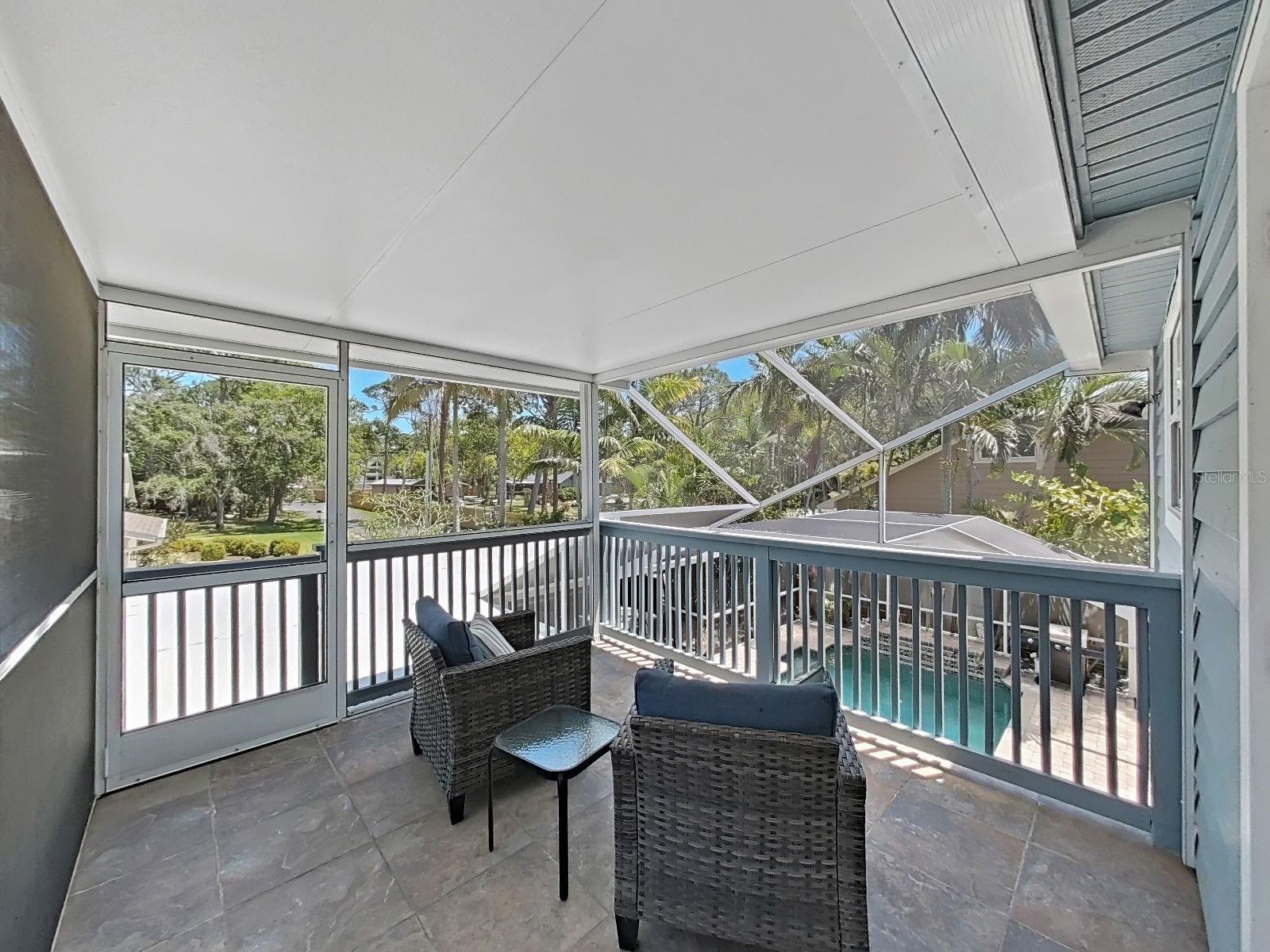 Balcony off loft