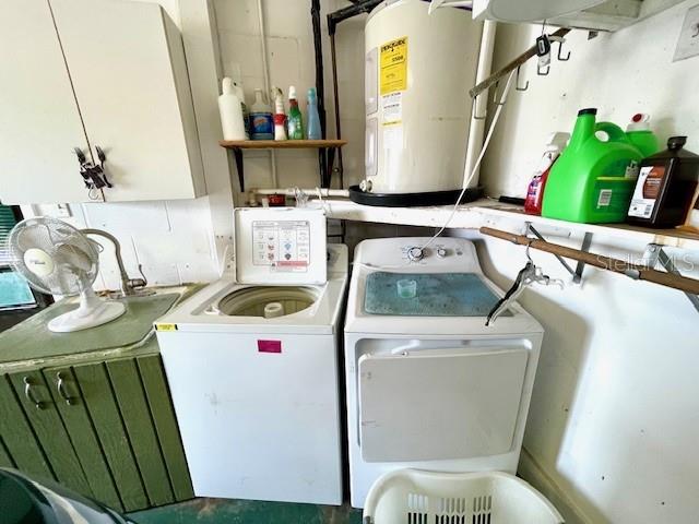 Garage includes the washer and dryer.