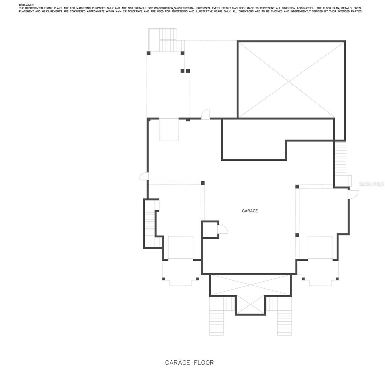 Garage Floor - Room Dimensions