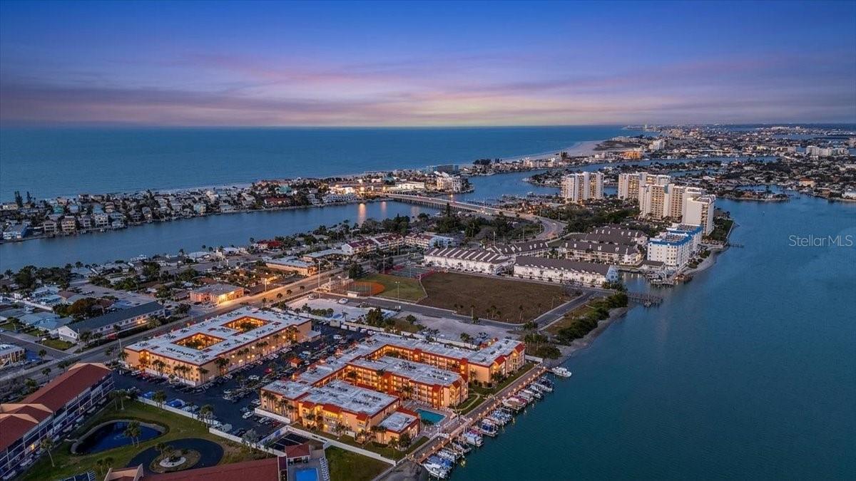 AERIAL TWILIGHT VIEW