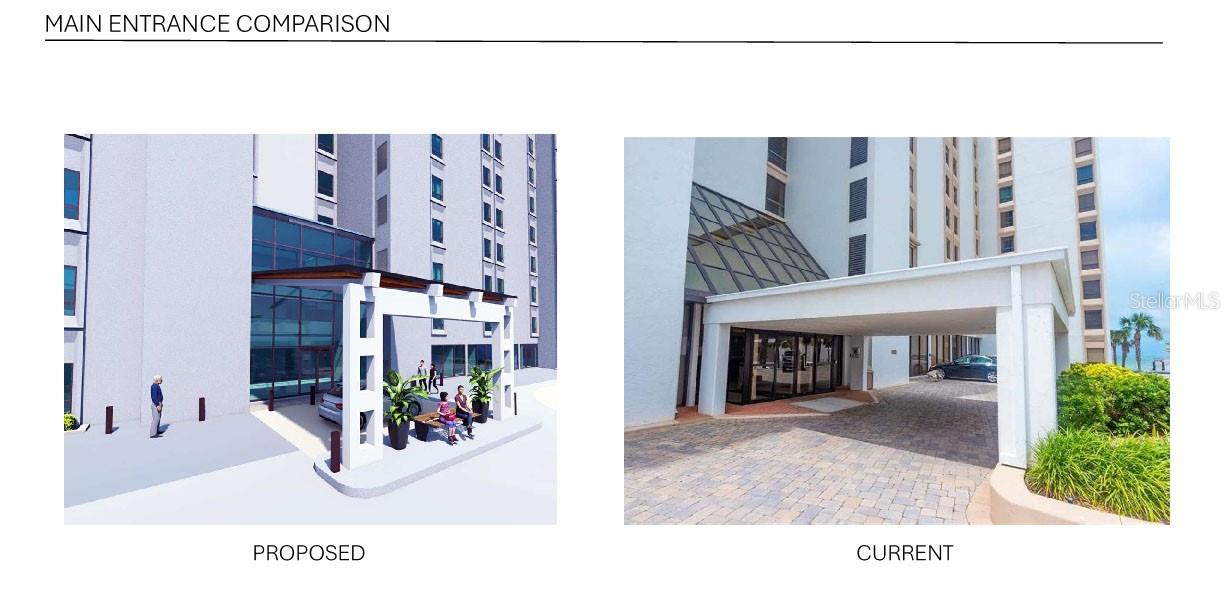 Main Entrance Comparison