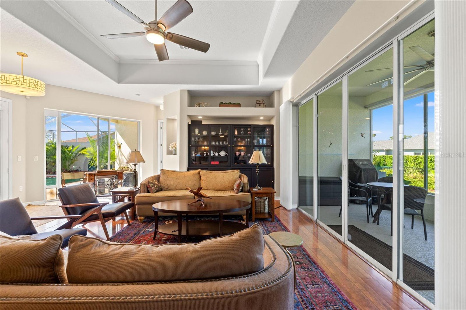 open concept family room