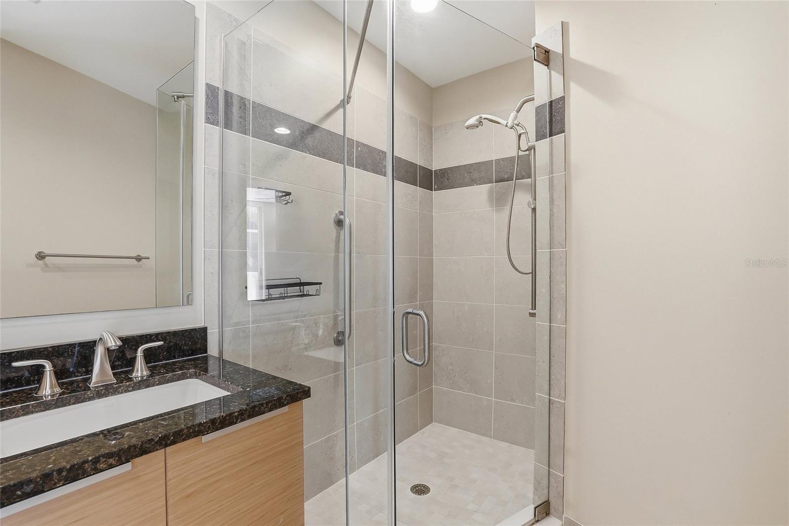Large Step-In Shower