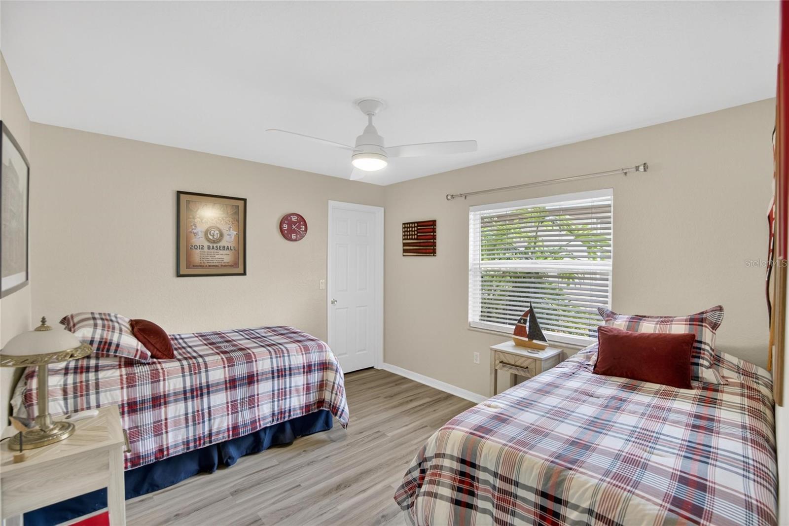 Guest Bedroom Has Walk-in Closet