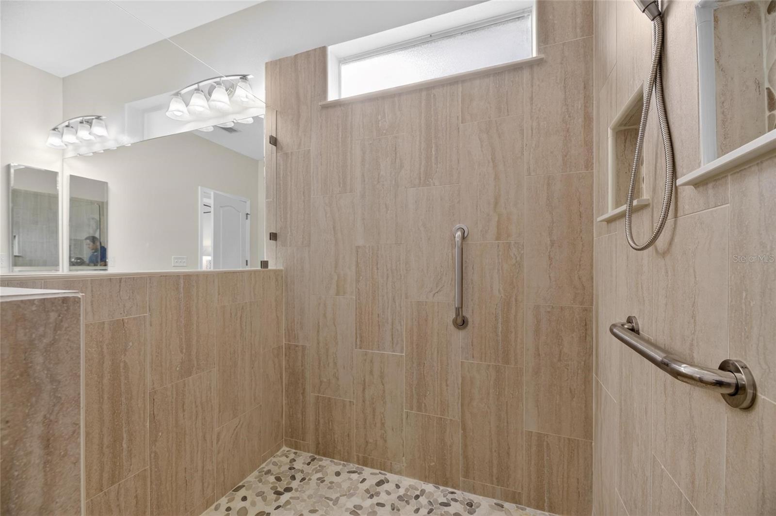 Primary Ensuite Bath Walk in Shower