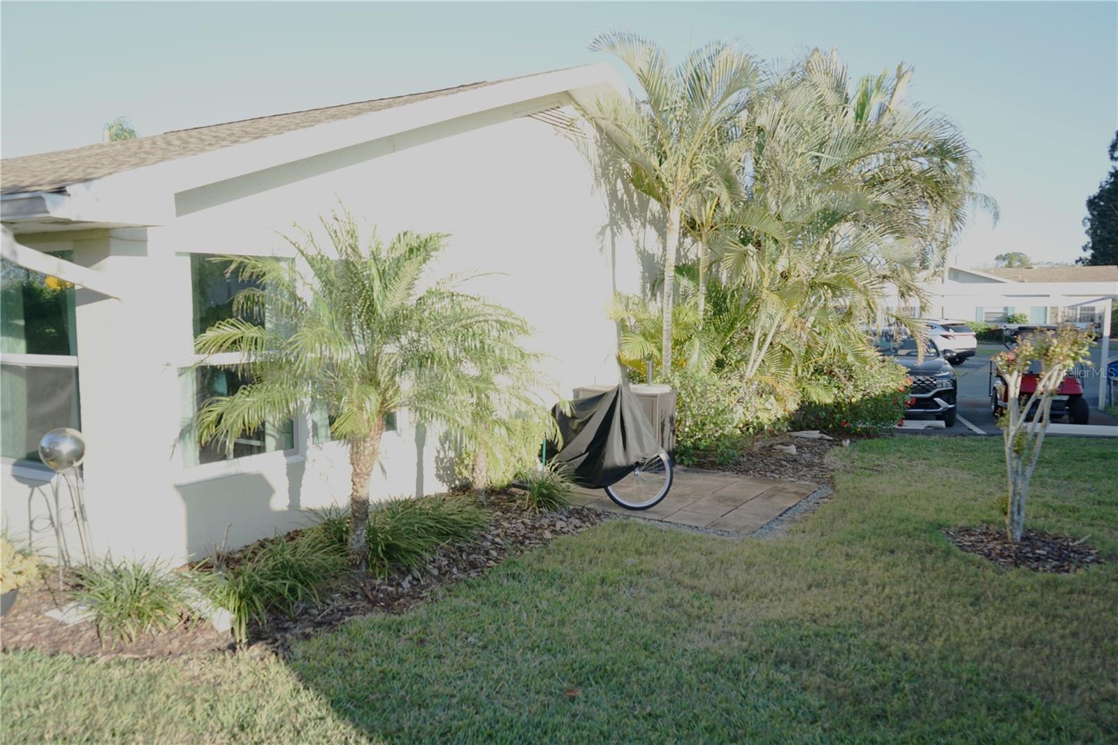 paver area for golf cart