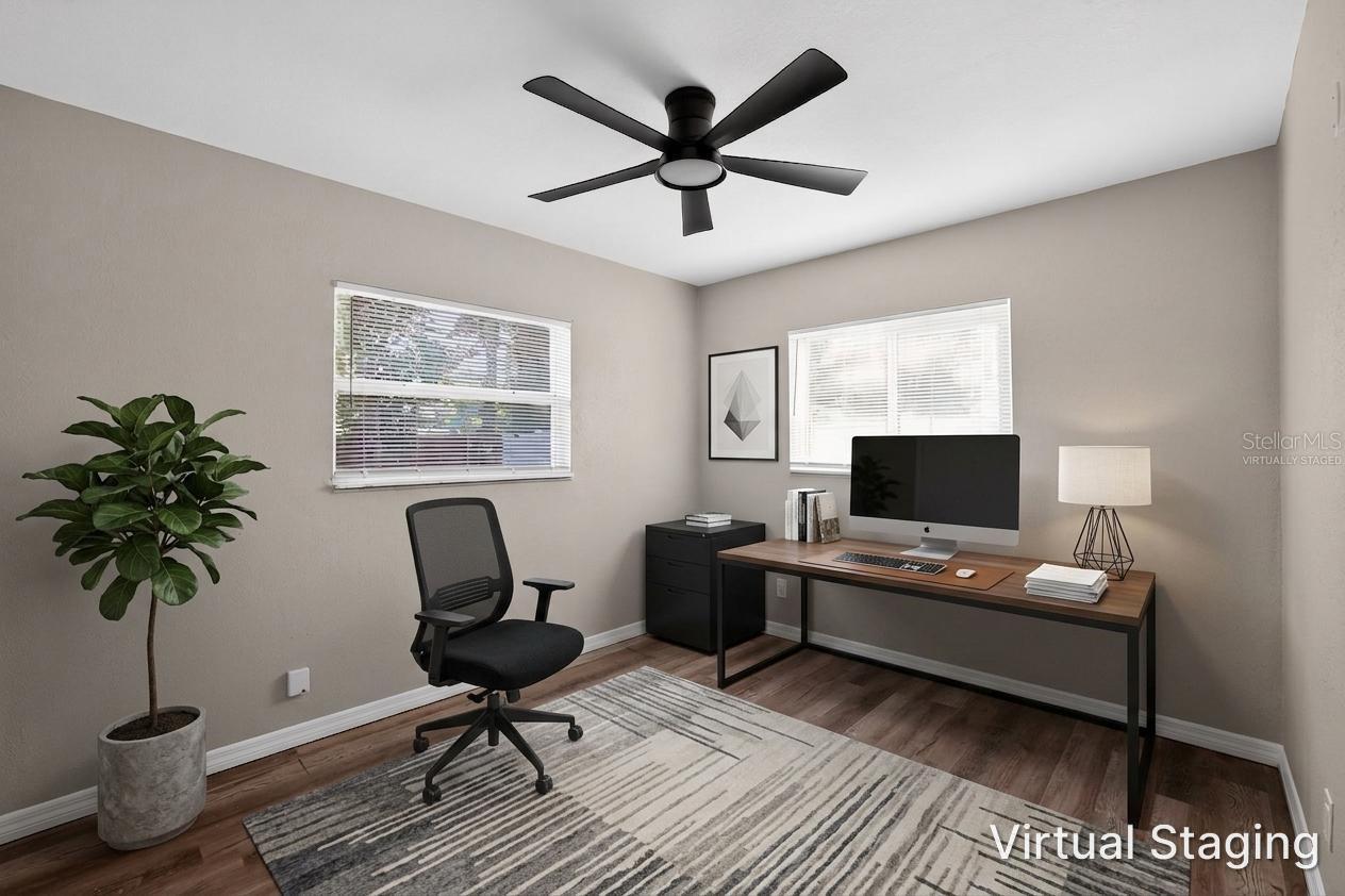 Virtually staged
