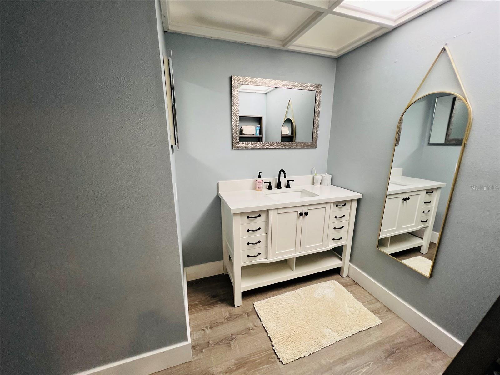 Primary vanity area