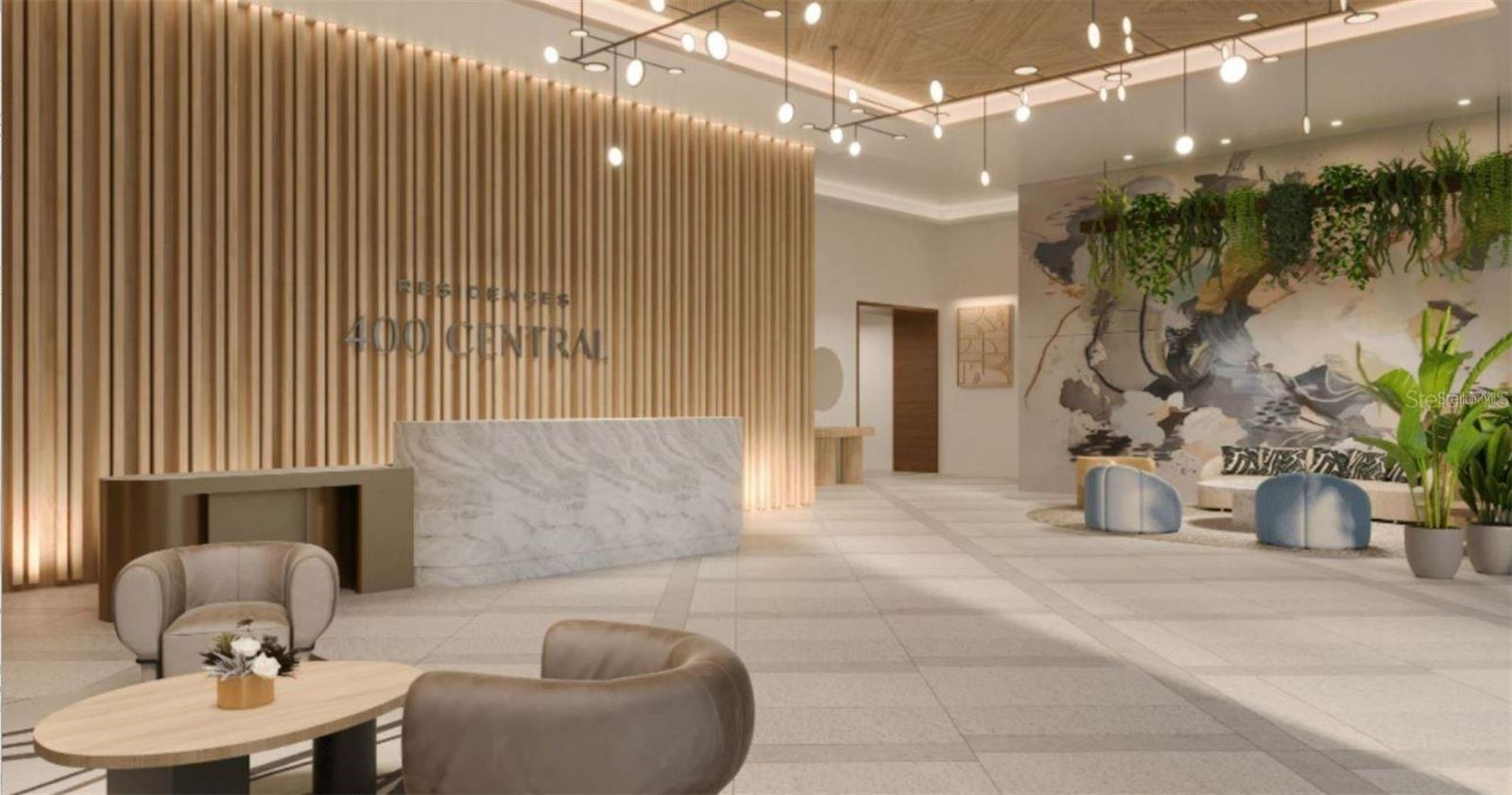 Reception, Curated Living Art