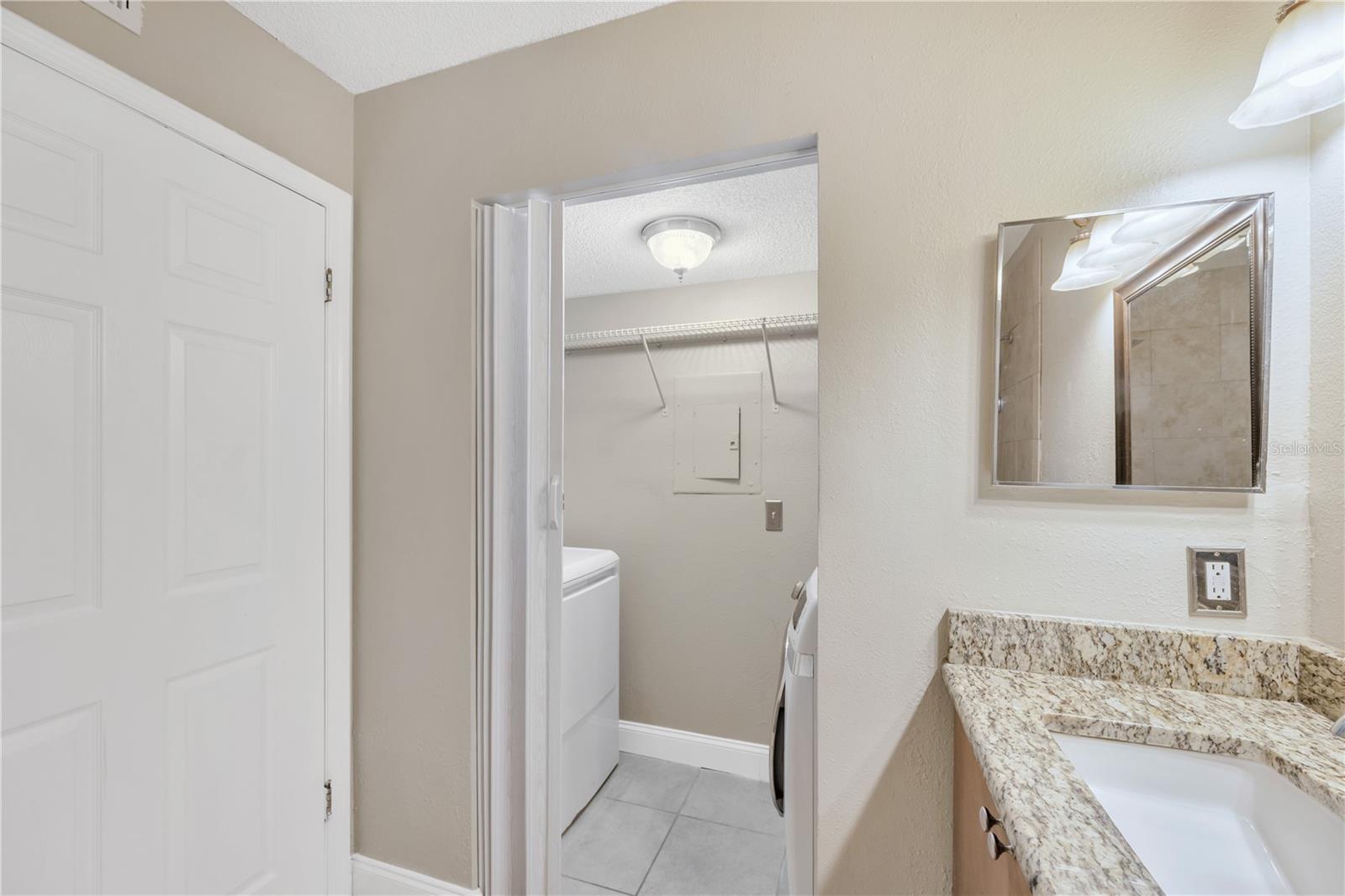 Primary bath to Laundry RM