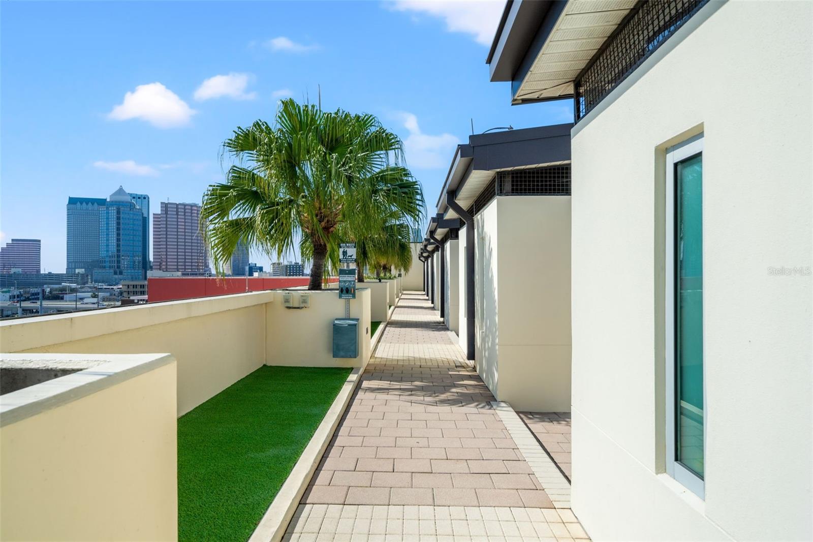 pet relief area so you don't have to leave the building