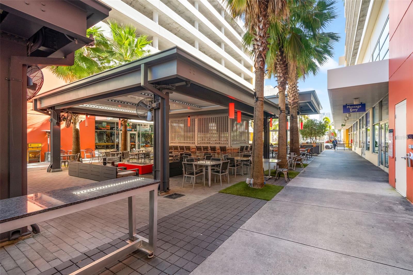 Covered bar and area to relax, work from home or enjoy your morning coffee