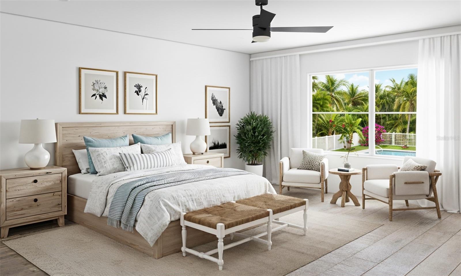 Master Bedroom Rendering