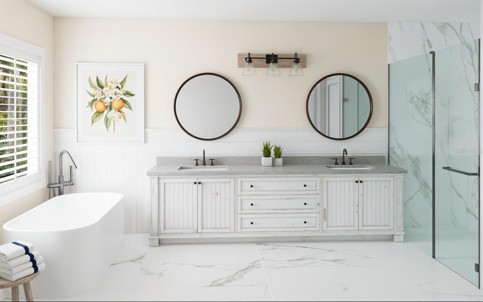 Master Bath Rendering