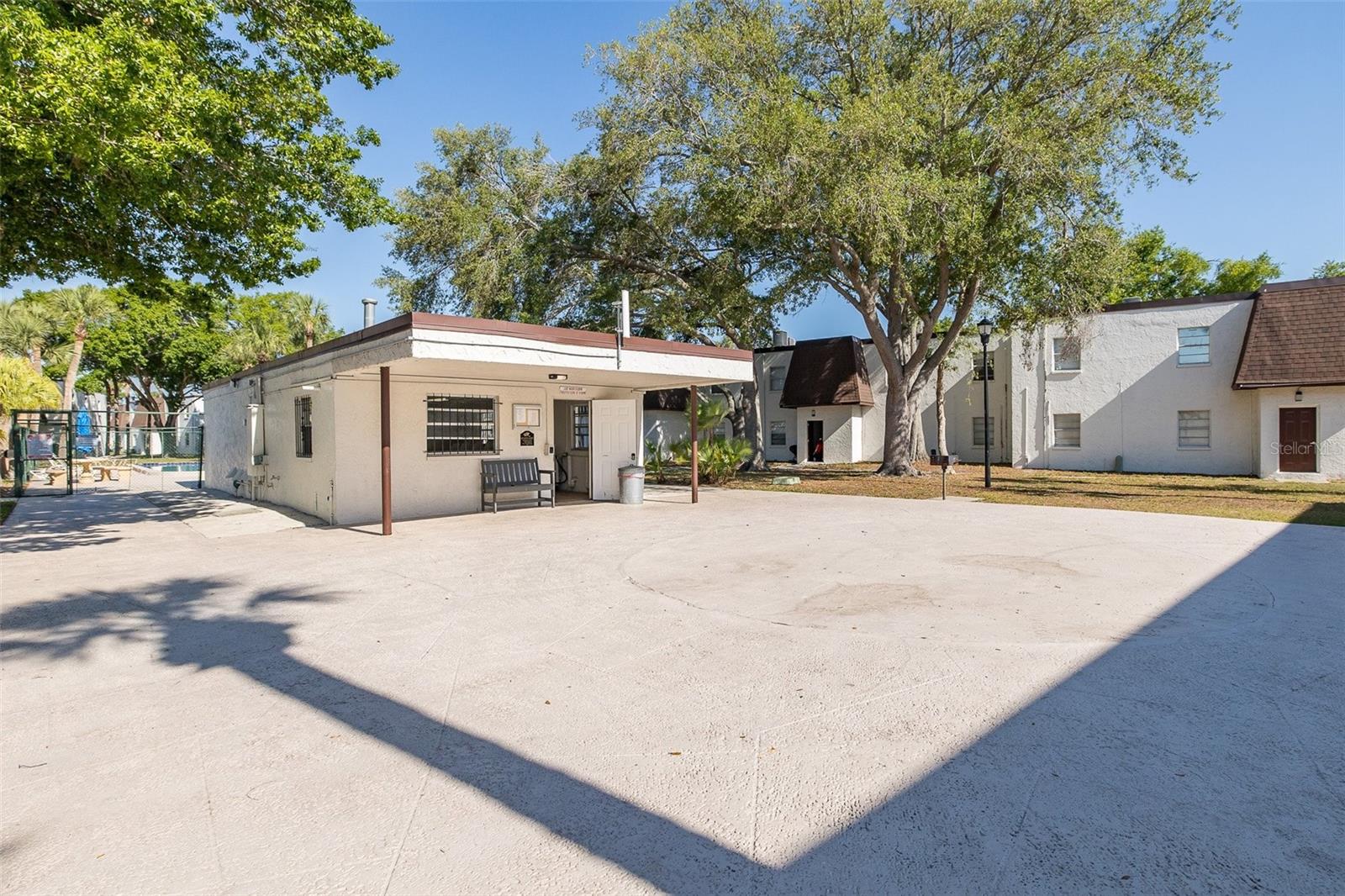 Laundry facilities located directly across from home