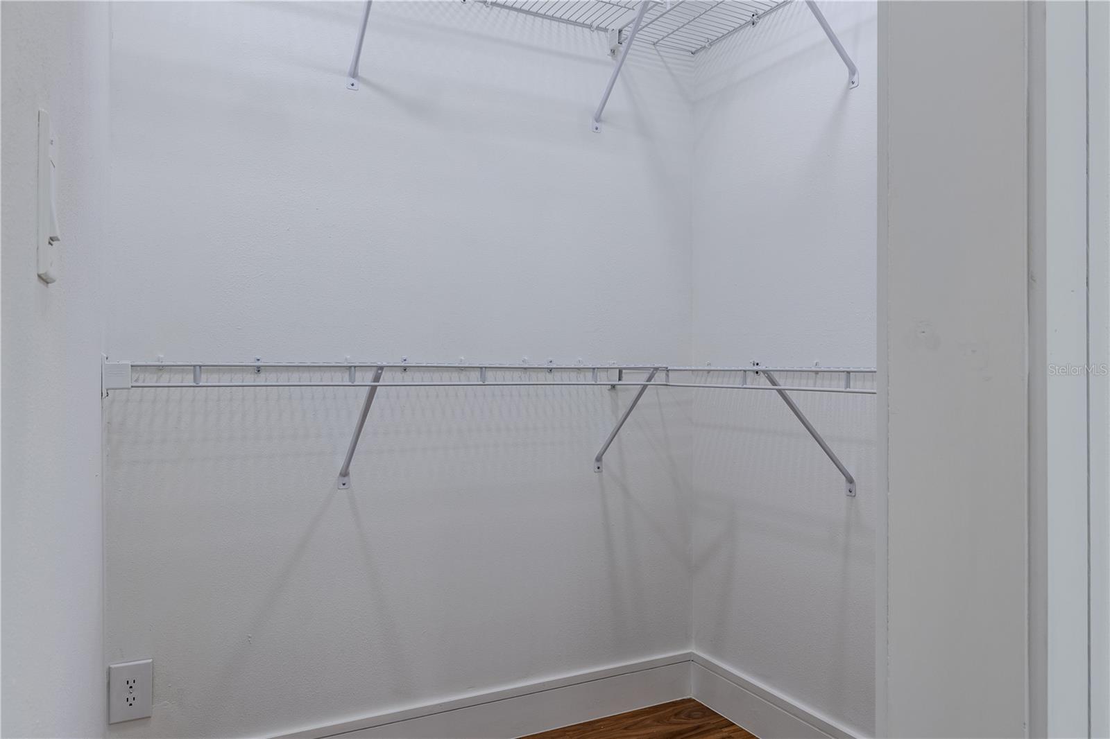 Primary walk in closet