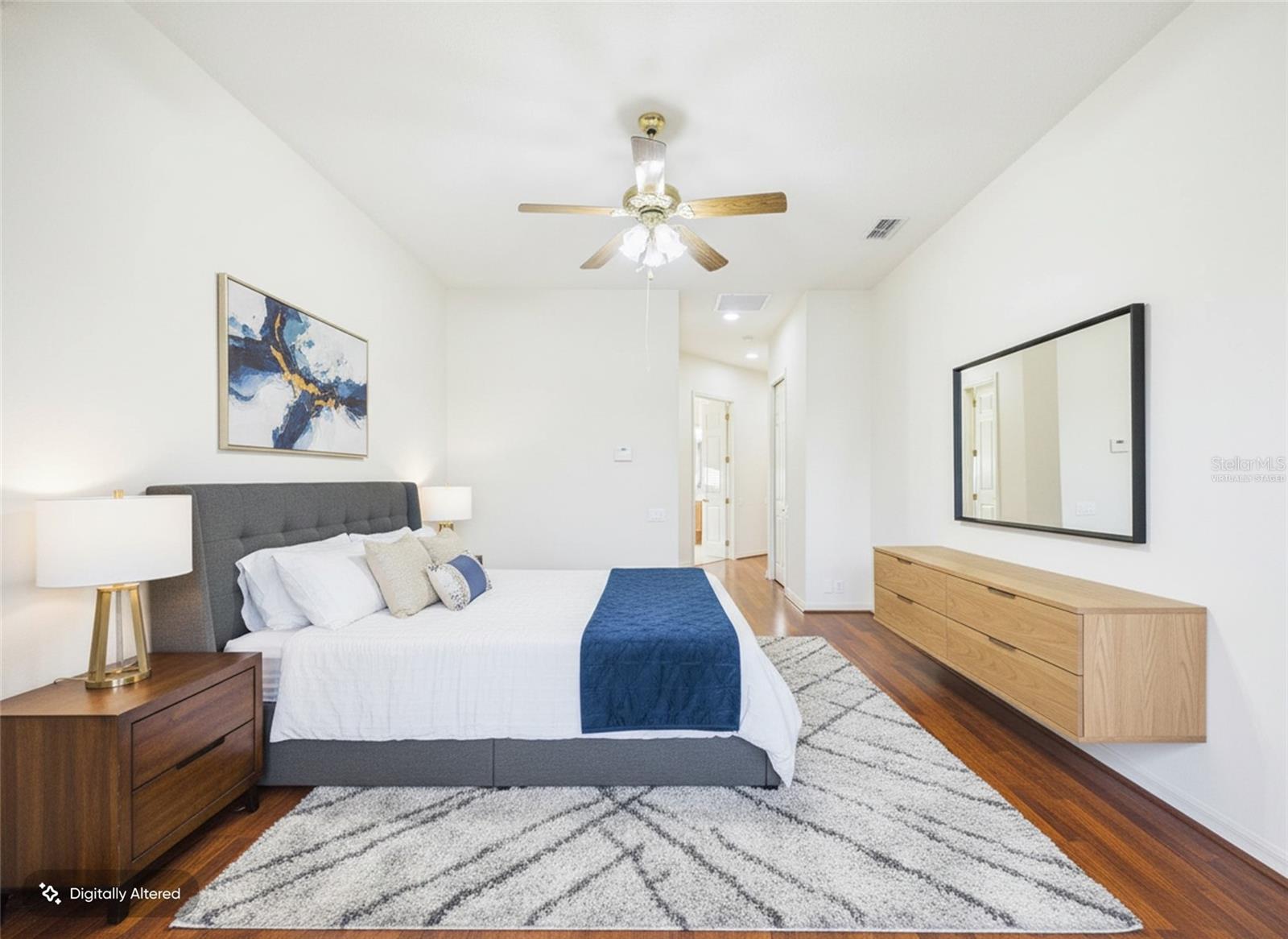 Virtually staged with alternate furniture