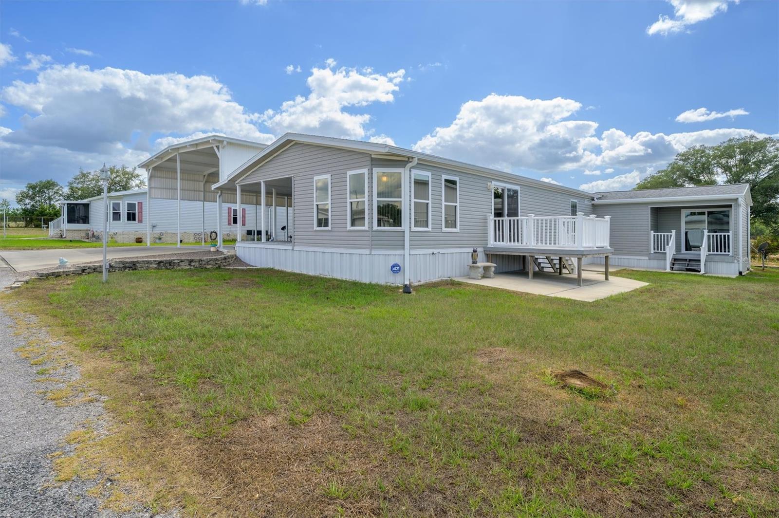 This home is on a lot and 1/2,  so very nice space and privacy