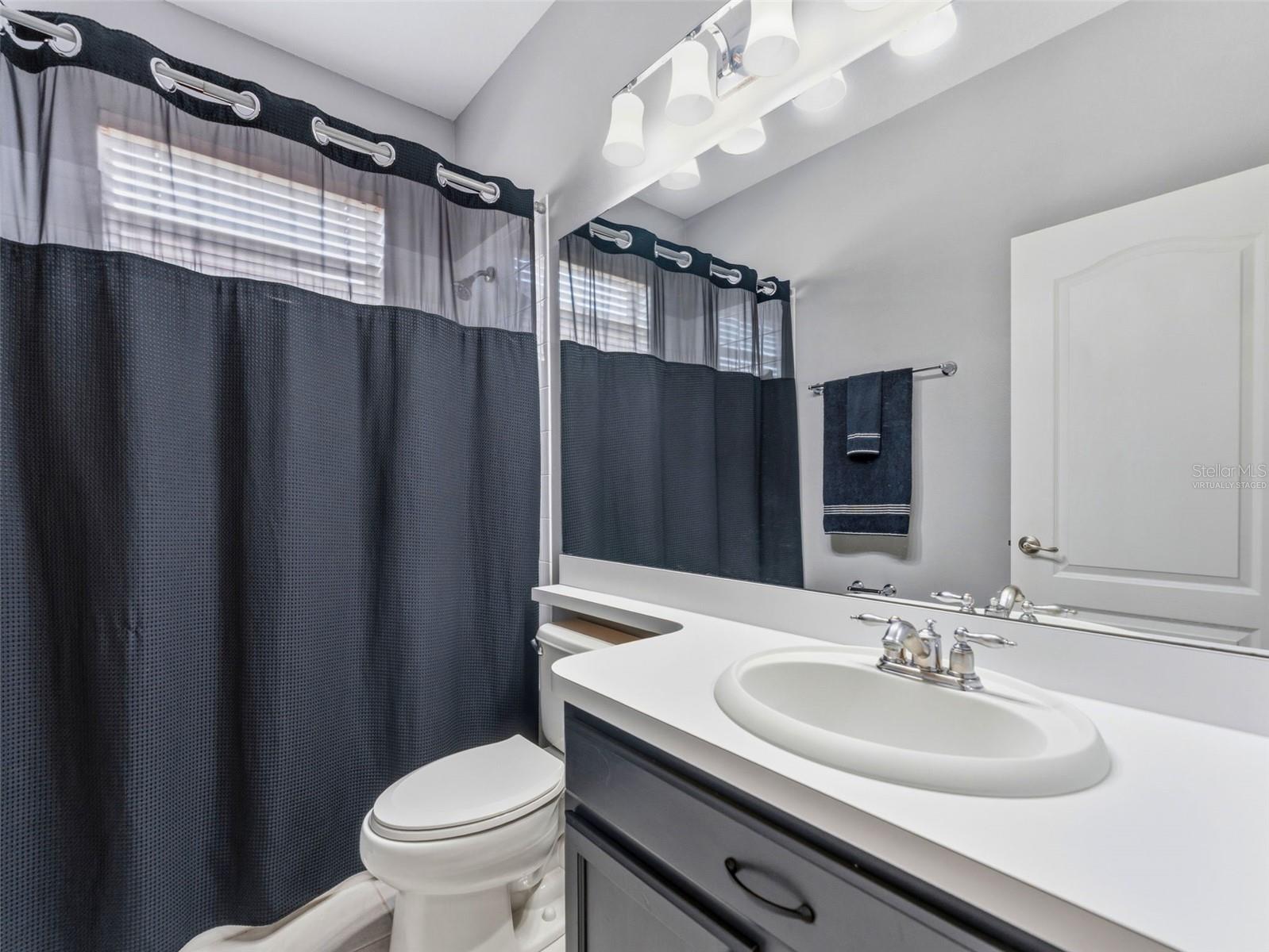 Bathroom 2 is between Bed 2 & 3