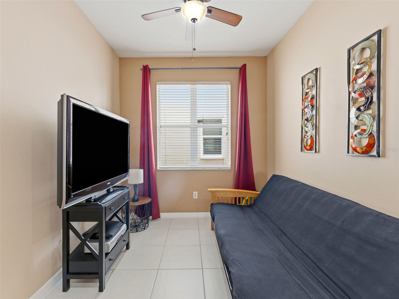 Breakfast nook works well for as den too