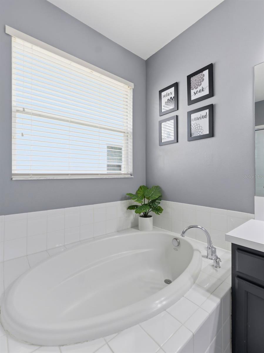 Large window brightens the room