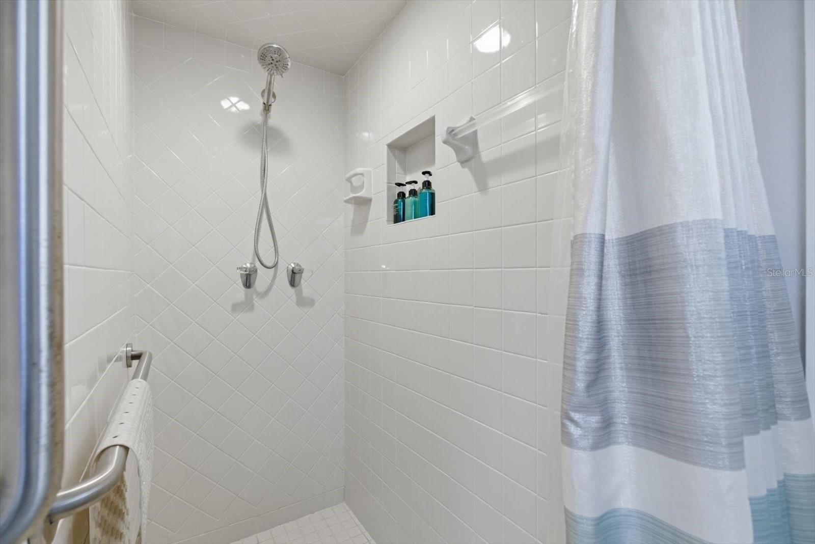 Primary walk in shower