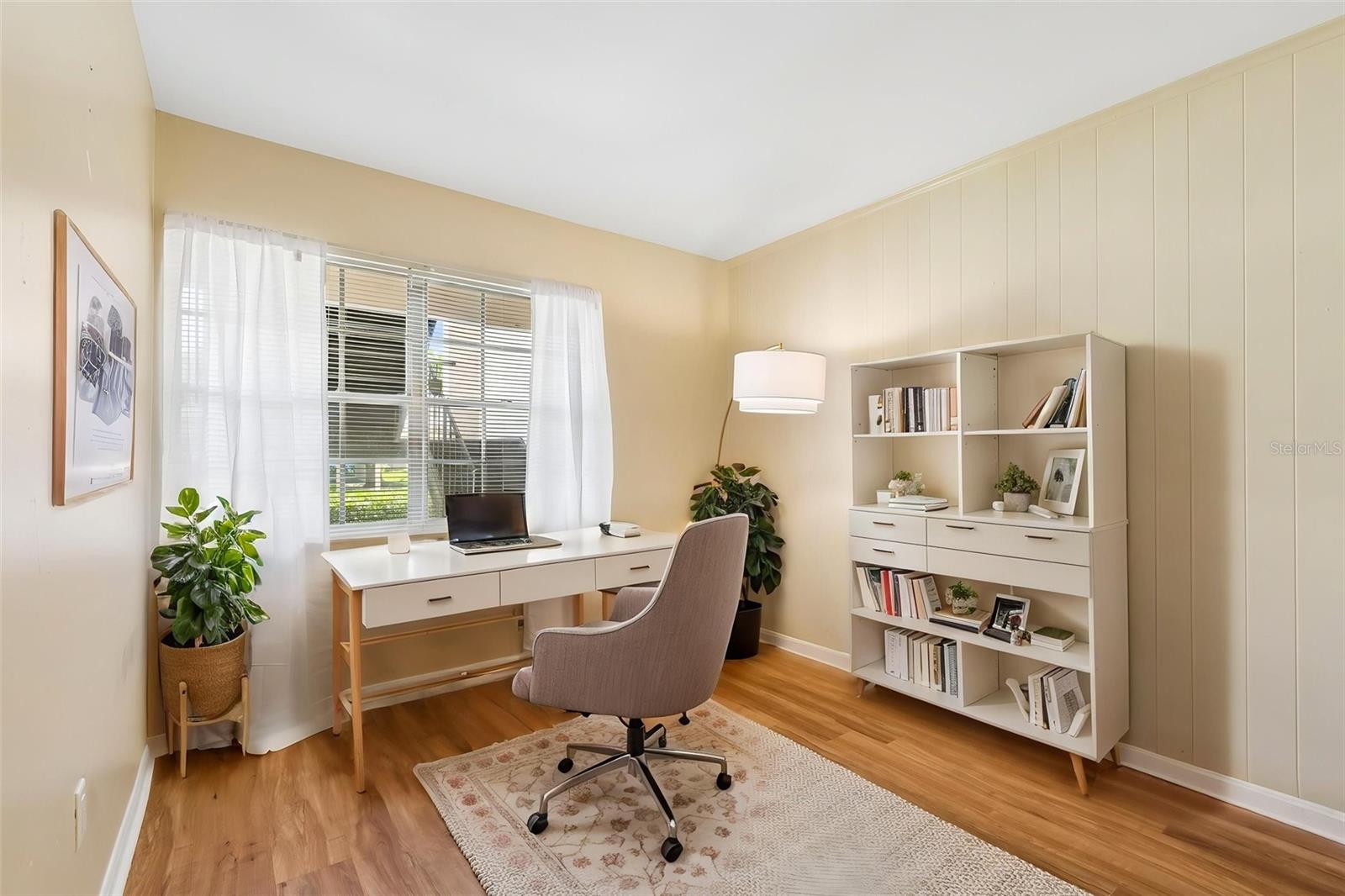 2nd Bedroom - Virtual Staged as an office