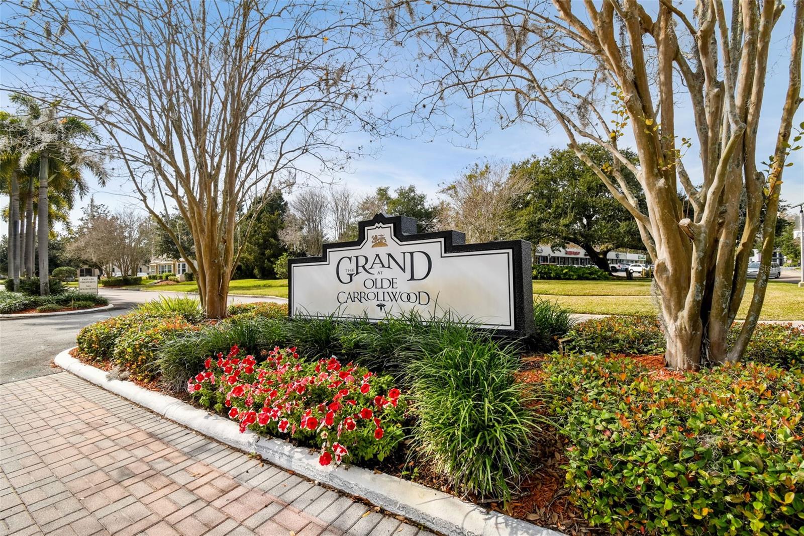 The Grand Olde Carrollwood Entrance