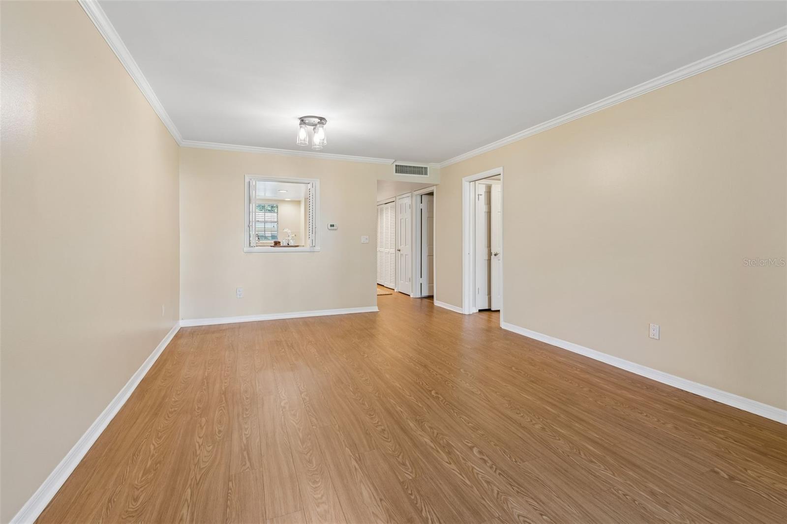 Dining room toward kitchen