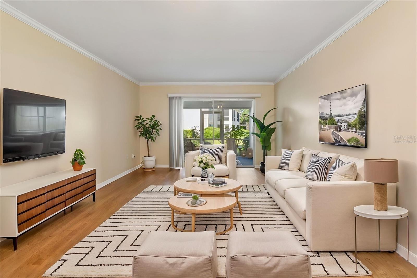 Living Room - Virtually Staged