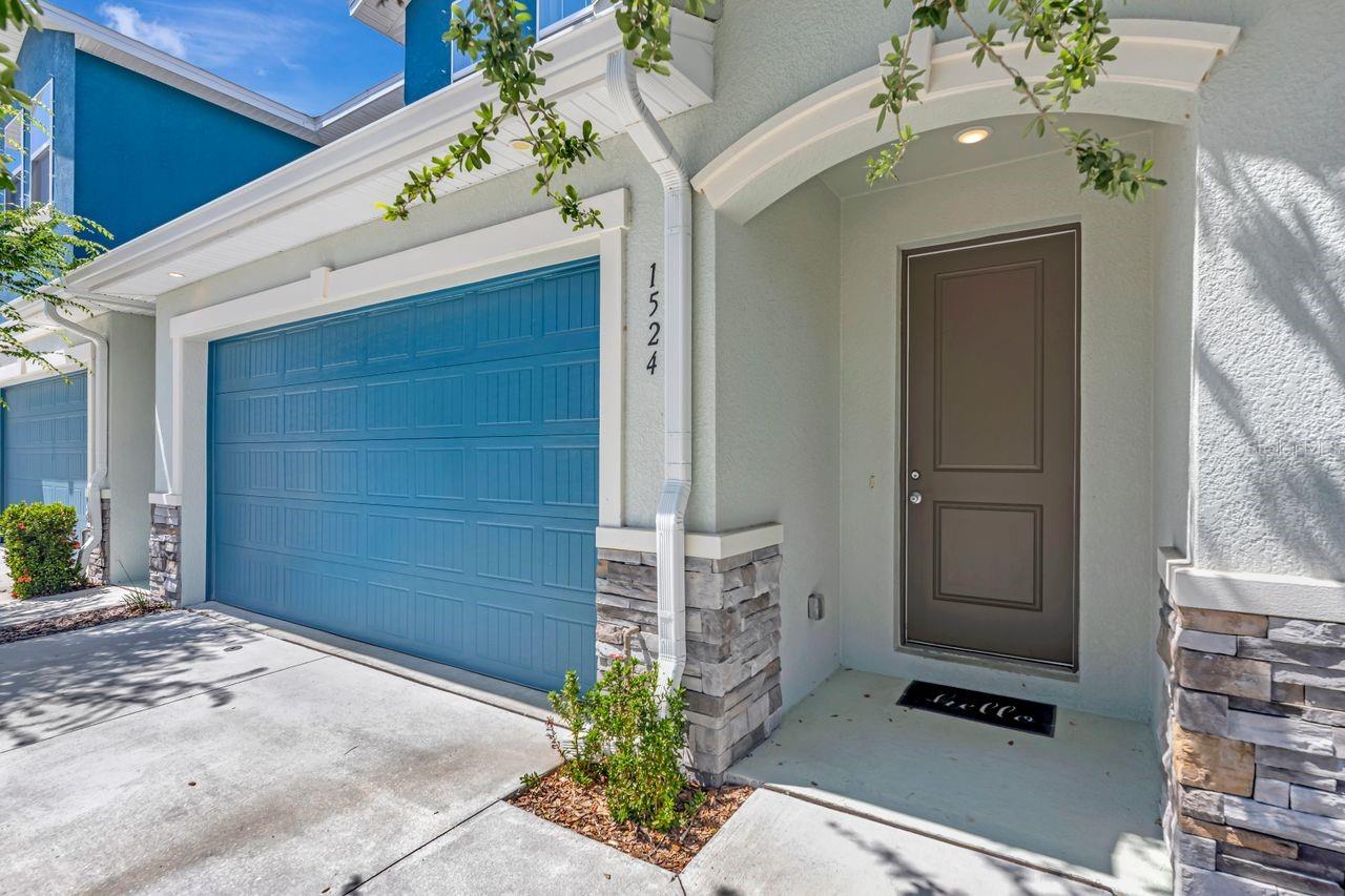 Front exterior and Front Door area