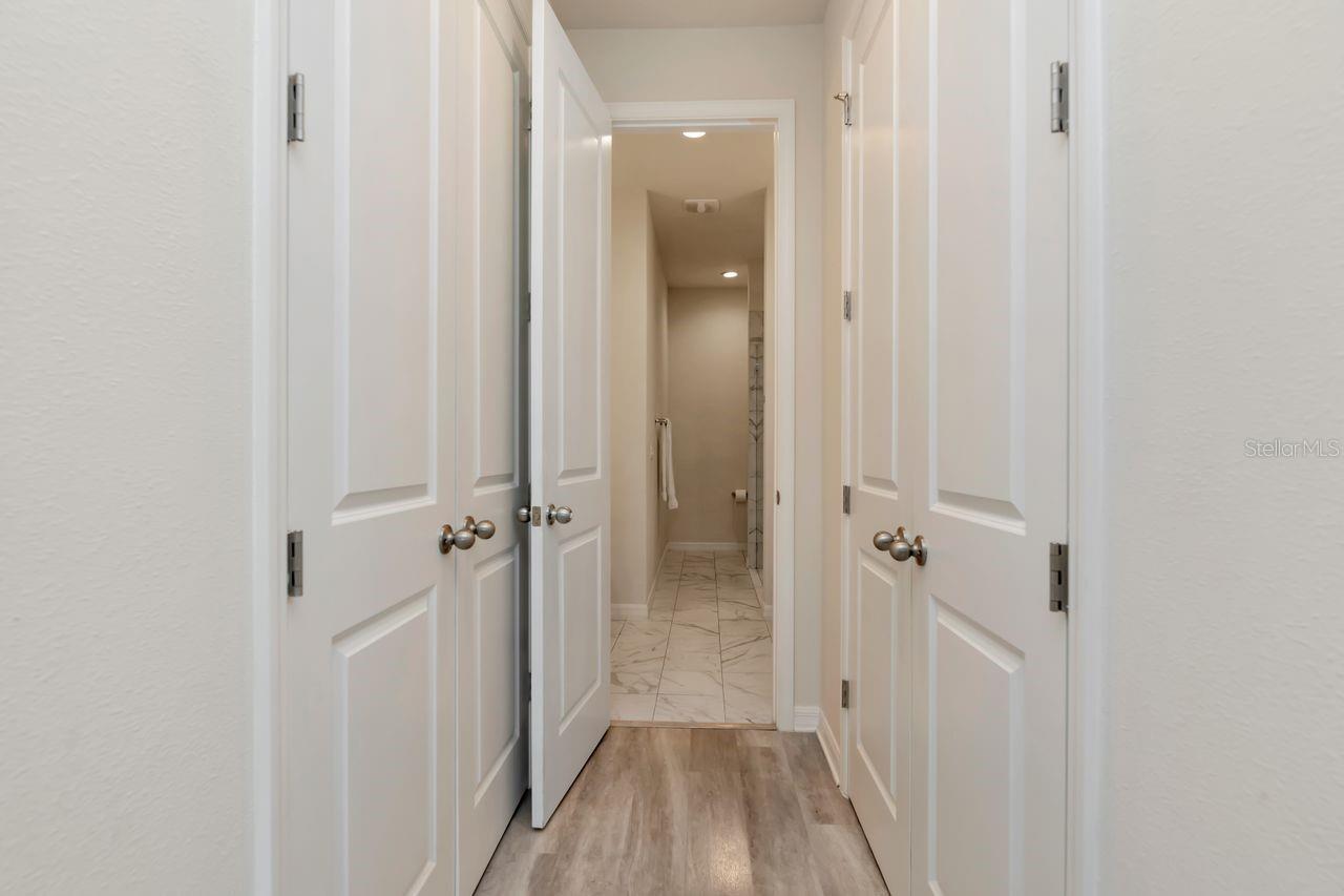 Dual Closets in Primary Bedroom